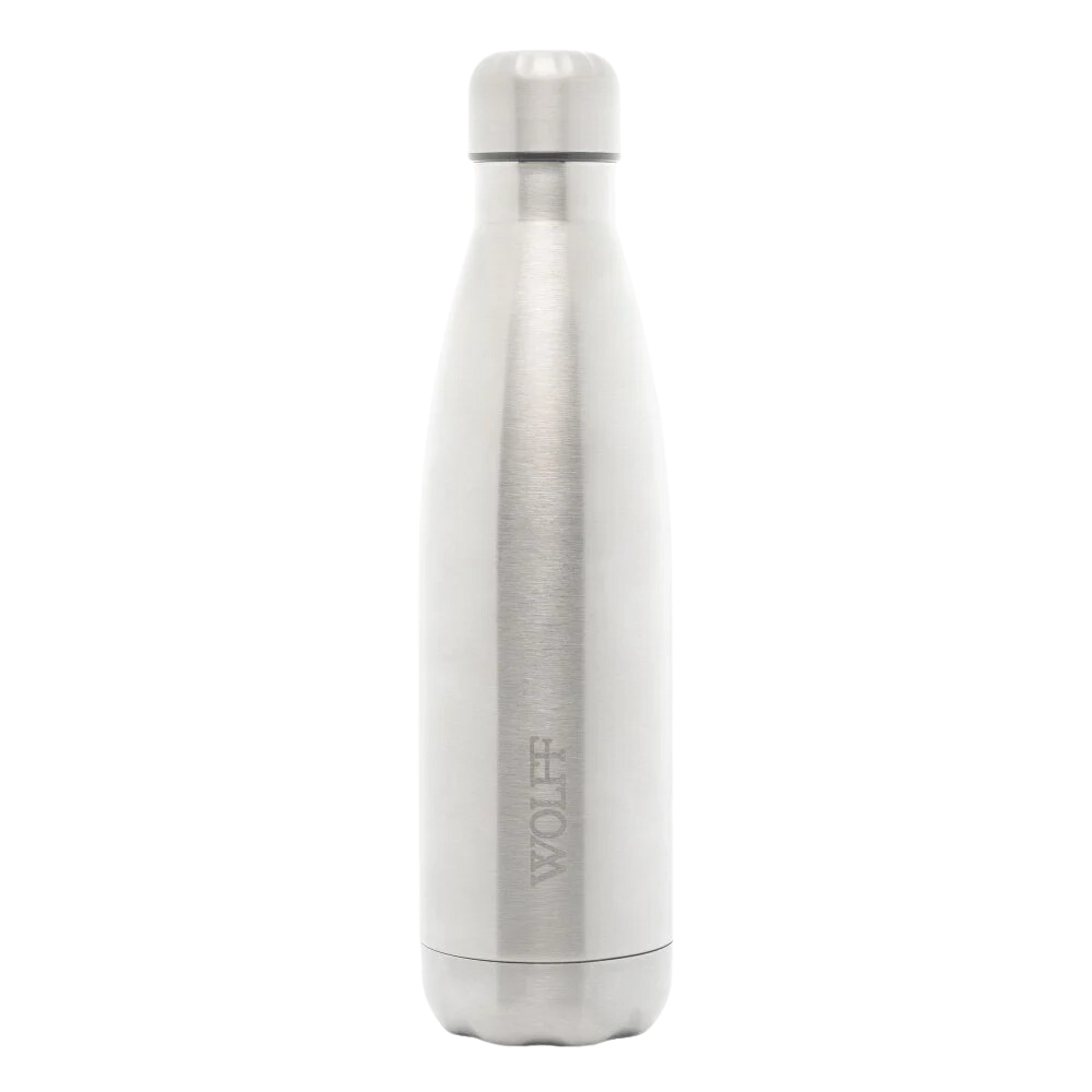 Garrafa Térmica de Aço Inox Prata 500ml